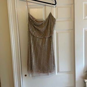 Jeweled mini dress